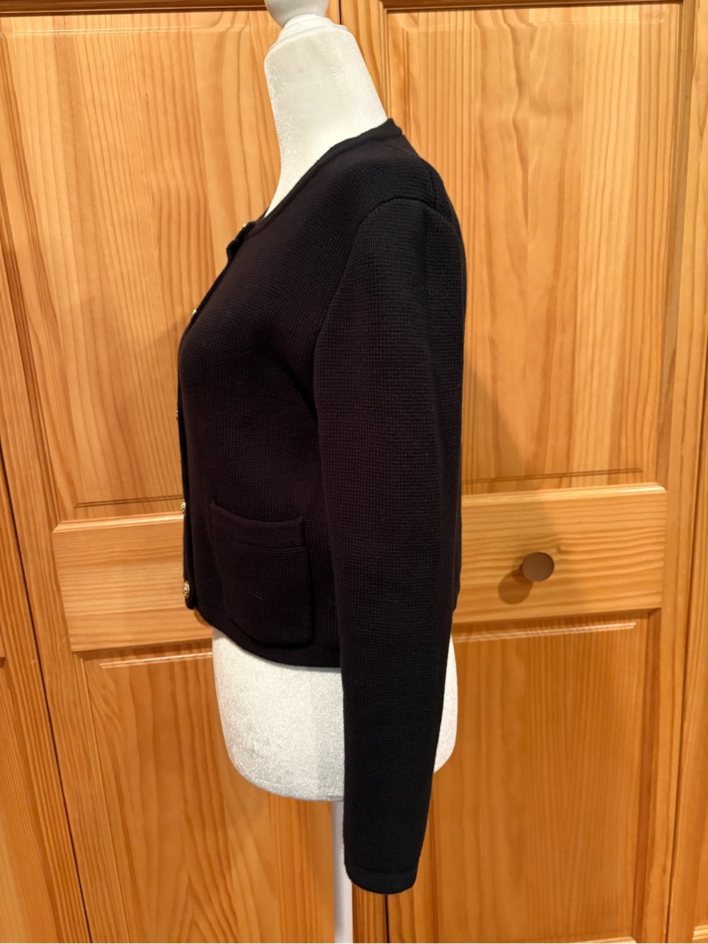 J. Crew Emilie Sweater Lady Jacket in black size women’s XS - Picture 5 of 10